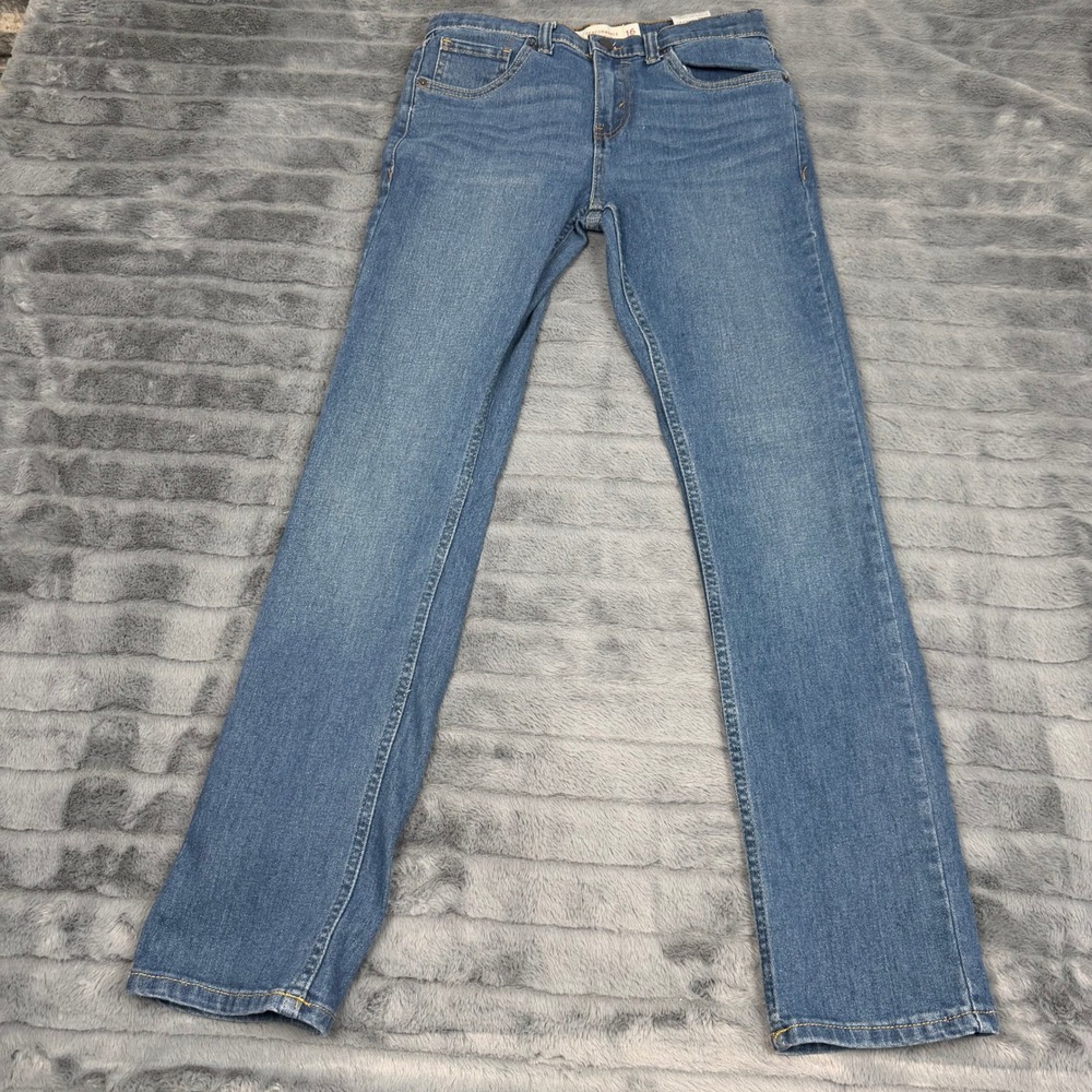 Levis 511 Slim Performance Jeans Blue Denim Size 16 Reg W28 L30